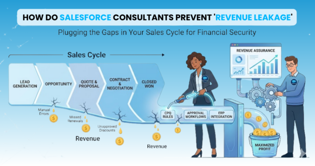 How do Salesforce consultants prevent ‘Revenue Leakage’ in your sales cycle?